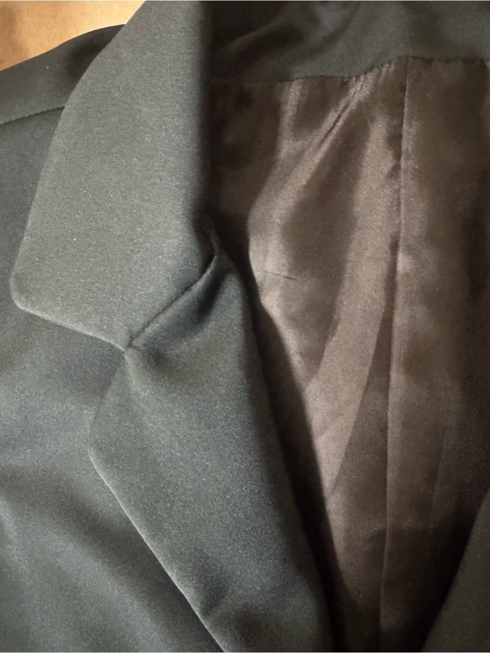 Classic Deepest Navy/Black Women's Two-Piece Suit -Tailored Blazer & Pants - EUC - Picture 6 of 7